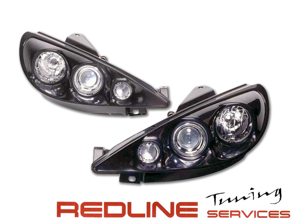 פנסים קדמיים פג'ו 307 אינטגראלי תוצרת צרפת MORETTE,Headlights Peugeot 307