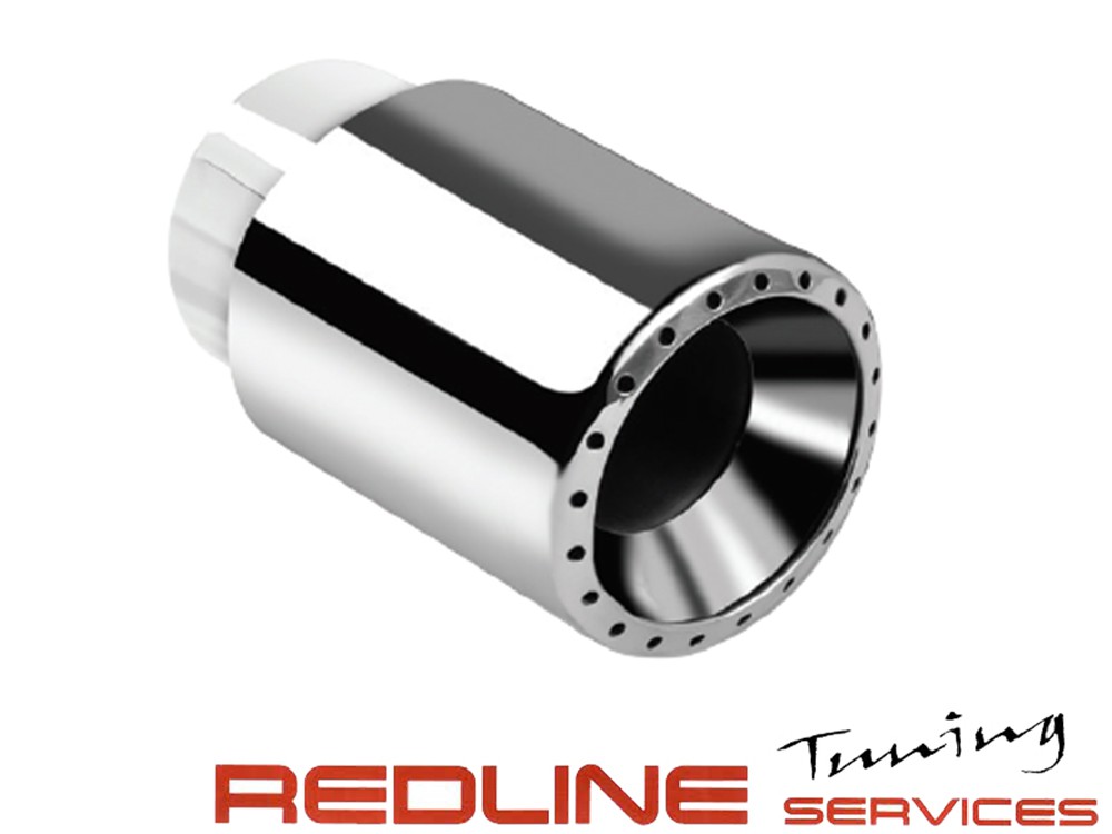 סופית לאגזוז מנירוסטה INOX 304,דגם REMUS,כניסה 57 מ"מ,סופית 101 מ"מ,SINGLE ASSEMBLY EXHAUST TIPS