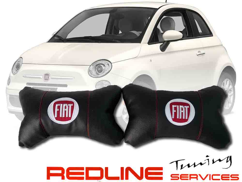 זוג כריות למשענת ראש פיאט FIAT,Car Neck Pillow Auto Head Neck Rest Cushion Relax Neck Support Comfortable Soft