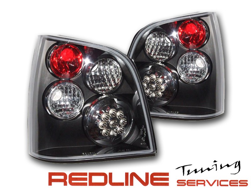 Easy installation best finish incl Wire for LED, LED lamp included 1 Set of 2 rear lights for year: 01-05 Color: black E-Approved (free registration) LED tail light