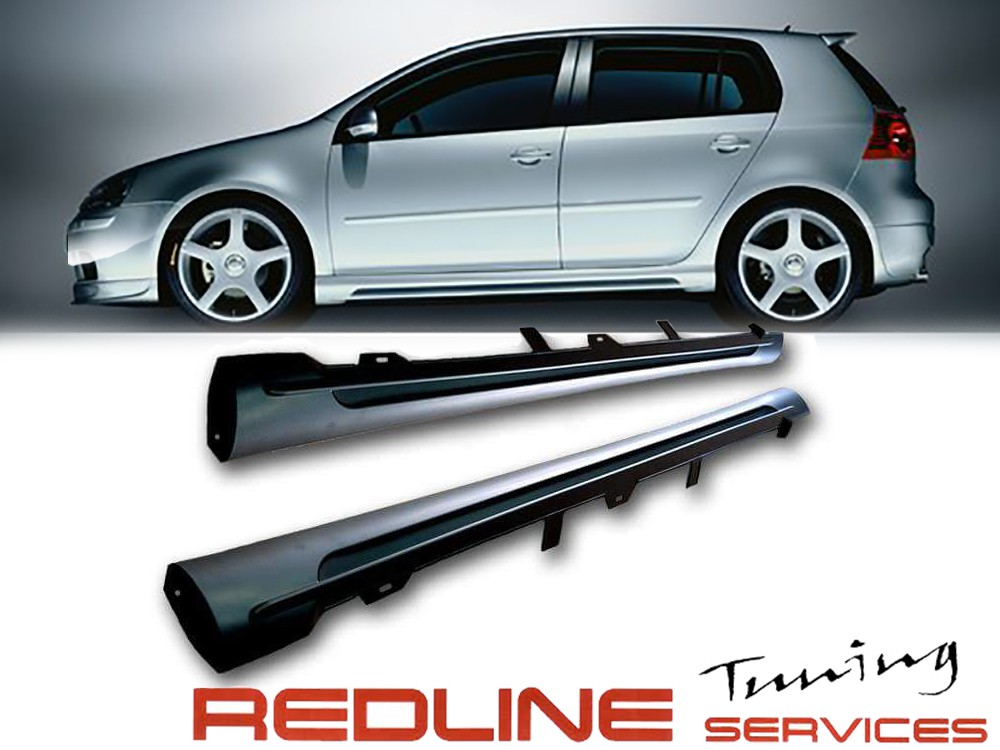 סט חצאיות צד פולקסווגן גולף MK5 דגם ,SIDE SKIRTS VW GOLF GTI