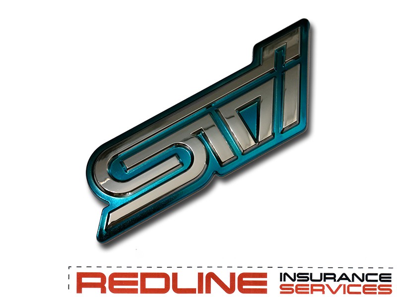 סמל STI לסובארו ,כחול,מקורי,LOGO STI FOR SUBARU