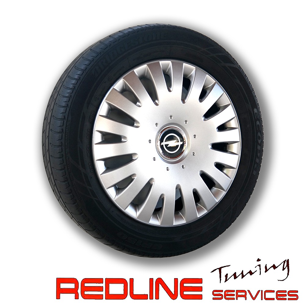 סט טסות לרכב,תואם מקור,אופל. מידה 15, דגם SJS 306, WHEEL COVER OPEL
