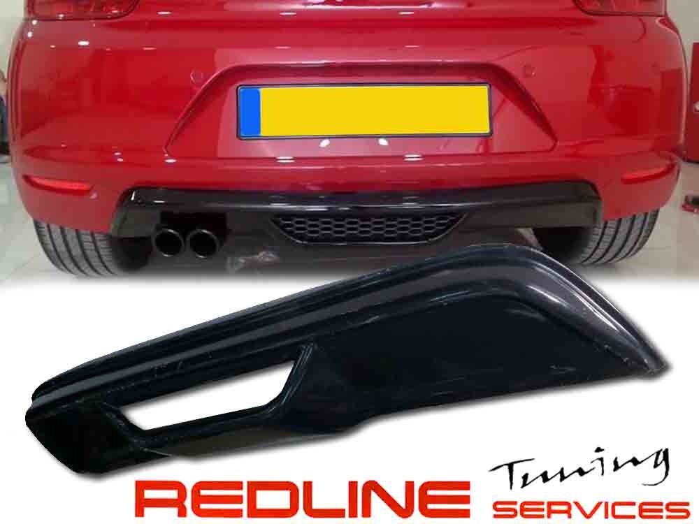 דיפוזר לפגוש אחורי,פולקסווגן שירוקו,Rear Lip Bumper Bar Diffuser For VW Scirocco 09-14, דגם RIEGER