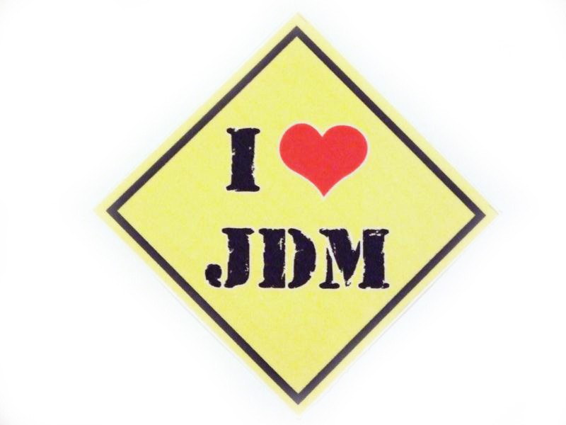 מדבקה JDM לכל סוגי הרכב 10X10