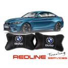 זוג כריות למשענת ראש במוו,BMW,Car Neck Pillow Auto Head Neck Rest Cushion Relax Neck Support Comfortable Soft