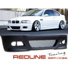 E46 2/4 DOOR / COUPE/ SEDAN M3 style, פגוש קדמי M3 לבמוו סדרה 3 בודי E46 קופה או סדאן, רשת אלומיניום, לא כולל פנסי ערפל.