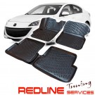 סט שטיחים תואם מקור,מזדה 3, 2009-2013,בעיצוב חדשני, עשוי מחומר PET איכותי הכולל פסים מיוחדים בצדדים להתאמה מושלמת ברכב, שטיח עבה במיוחד ונטול ריח רע. סט השטיחים ניתנים להתקנה עצמית פשוטה, קלה ומהירה, קל מאוד לניקוי ושטיפה ידנית. MAZDA 3 Car Floor Front & 