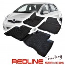 סט שטיחים לרכב,טויוטה יאריס, תואם מקור, דגם 2008-2012