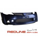 FRONT BUMPER (MUGEN RR style) PP PLASTIC MESH with FOG LAMP COVER