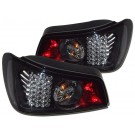 פנסים אחוריים לדים פג'ו 306 רקע שחור ,LED P-306,1993-2001REAR LIGHT SK1600-A3B697-JM