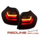 פנסים אחוריים BMW E 87/E81 אדום מושכם לד באר,NEW TOP SET TAIL LIGHTS BMW E87/E81 04-08.07 RED SMOKE LED BAR