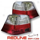 VW GOLF MK4 LED TAIL LIGHT RED WHITEפנסים אחוריים לדים פולקסווגן גולף 4. אדום לבן , 1997-2005