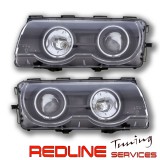 פנסים קדמיים לרכב, במוו דגם E38 שנת 1998-2001 BM097-B3WCW HEAD LAMPS BMW E38