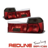 פנסים אחוריים BMW E32.דגם אדום מושכם, TAIL LIGHT RED SMOKE