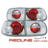 Design Taillights fit for Honda Civic 3-pcs. (Typ EG4/EG8) Yr. 92-95, chrome