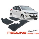 סט שטיחים,יונדאי I20,בעיצוב חדשני, עשוי מחומר PET איכותי הכולל פסים מיוחדים בצדדים להתאמה מושלמת ברכב, שטיח עבה במיוחד ונטול ריח רע. סט השטיחים ניתנים להתקנה עצמית פשוטה, קלה ומהירה, קל מאוד לניקוי ושטיפה ידנית. Hyundai I20 Car Floor Front & Rear Liner Ma