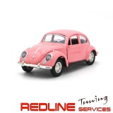 פולקסווגן חיפושית 1:32,ורוד,vw beetle PINK