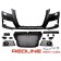 RS-A3-0911-FG-DR-WN-GRBK,FRONT BUMPER KIT W/PARKING SENSOR HOLE &                     WASHER HOLE, W/BLACK GRILLE & EMBLEM                         HOLDER & FOG LAMP RS LOOK   