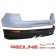 REAR BUMPER KIT W/O PARKING SENSOR HOLE, W/TWIN EXHAUST HOLE FOR SINGLE MUFFLER '05-'08 (R-32 LOOK)