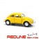 פולקסווגן חיפושית 1:32,צהוב מט , MAT VW BEETLE DIE CAST YELLOW