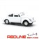 פולקסווגן חיפושית 1:32 לבן, VW BEETLE DIE CAST MODEL WHITE