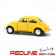 פולקסווגן חיפושית 1:32,צהוב, VW BEETLE DIE CAST YELLOW